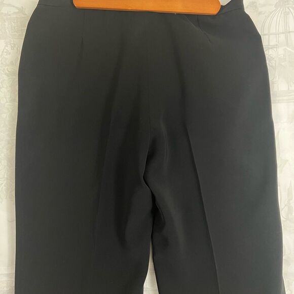 Kasper Classics Petite 8P Dress Work Quiet Luxury Trouser Front Zipper & Clasp - Picture 2 of 12